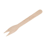 HOLZGABEL MIT ZWEI SCHNEIDEN 12cm GEWACHST 200Stk. - FSC 100% W16.3 - daclean.de