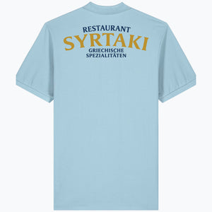 Herren & Damen Polo – Restaurant Syrtaki (Rückendruck)