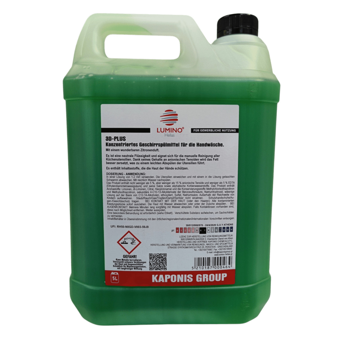 3d Plus Handspülmittel 5L Lemon - daclean.de