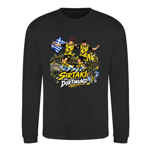 Sirtaki in Dortmund Sweatshirt – Schwarz-Gelb Fan-Edition