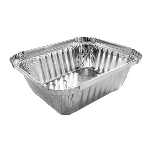 Alu - Behälter 470ml eckig 146x120x41mm - R28L 100 Stk. - daclean.de