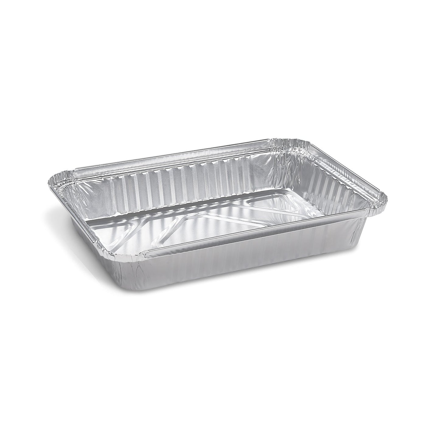Alu-Menüschalen eckig 22x15,5 cm | 820ml | 100 Stück Packung (Typ R84) - daclean.de