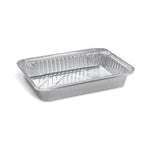 Alu-Menüschalen eckig 22x15,5 cm | 820ml | 100 Stück Packung (Typ R84) - daclean.de