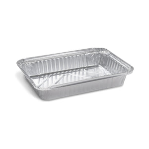 Alu-Menüschalen eckig 22x15,5 cm | 820ml | 100 Stück Packung (Typ R84) - daclean.de