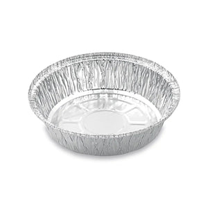 Aluschale rund 770 ml (Ø 185 x 43 mm) – 100 Stück - daclean.de