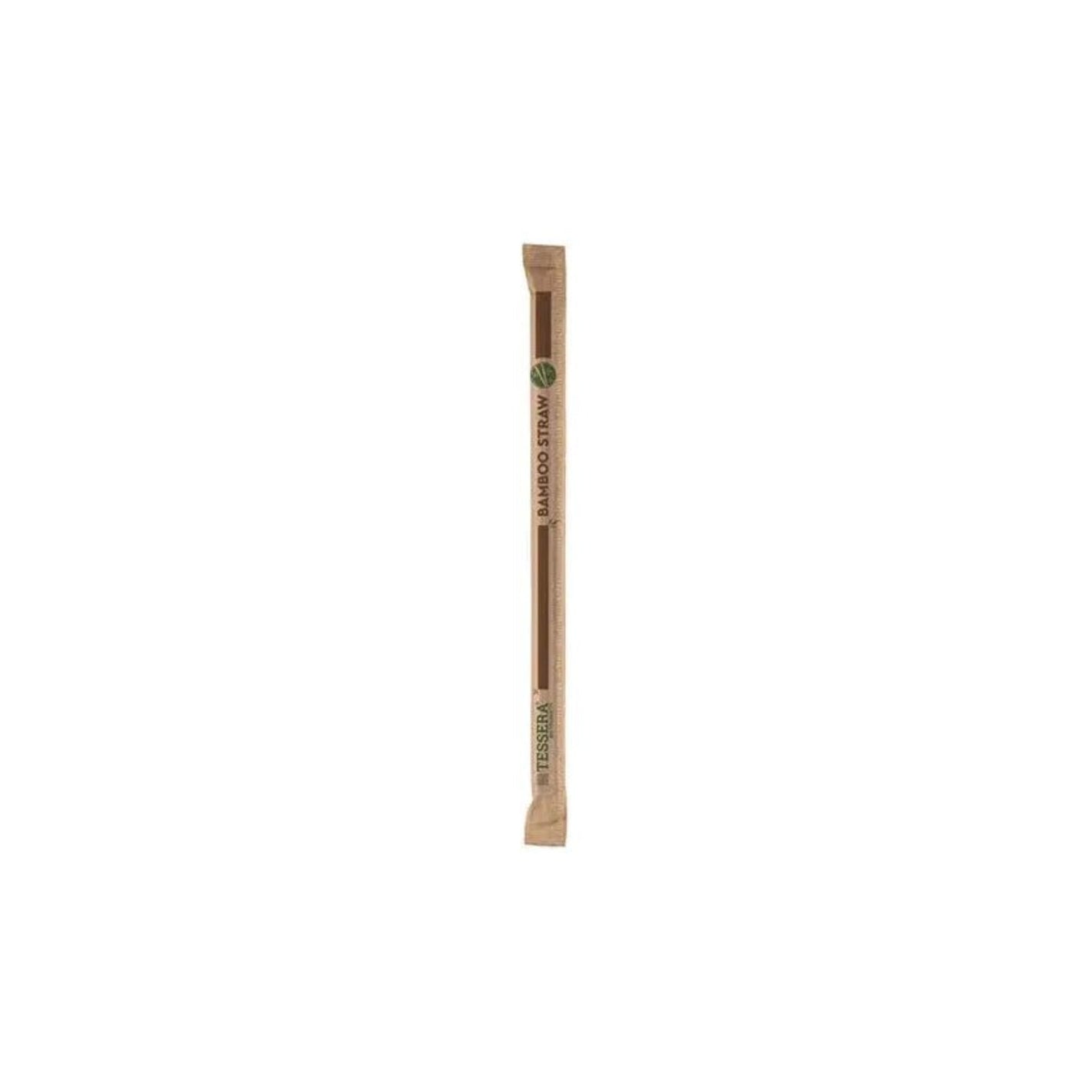 Bambusstrohhalme Ø 0,7X20cm Papierumwickelt 1/1 250 Stk. - daclean.de