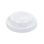 Domdeckel (PS) weiß für Becher – Ø 73 mm / 80 mm (100 Stk.) - daclean.de