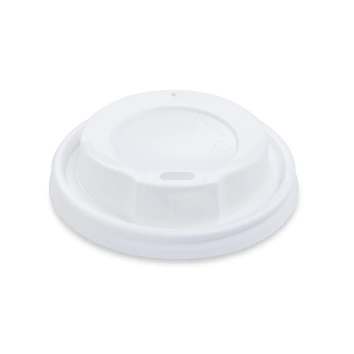 Domdeckel (PS) weiß für Becher – Ø 73 mm / 80 mm (100 Stk.) - daclean.de