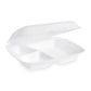 EPS / XPS Menü - Boxen weiß 241 x 207 x 69 mm [125 St.] | Auswahl: ungeteilt, 2 - oder 3 - geteilt - daclean.de