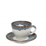 Essentials Porzellan Tasse mit Untertasse 220 ml / Ø 14 cm – Espiel - daclean.de