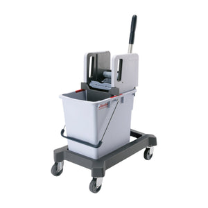Fahreimer mit Vertikalpresse Vileda Combi Speed, 56x38x86 - daclean.de