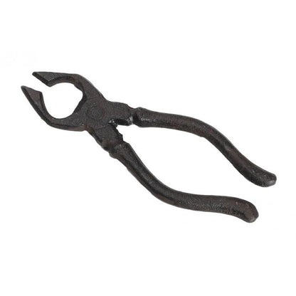 Flaschenöffner 17cm – Zangen - Modell – Massives Gusseisen (Cast Iron) - daclean.de