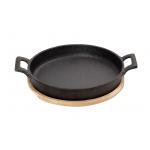 Gusseisen Auflaufform / Auflaufschale rund (Ø 20 cm / H 5,5 cm) - daclean.de