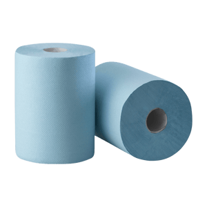Handtuchpapier - Putzrolle Blau 6 Rollen - daclean.de