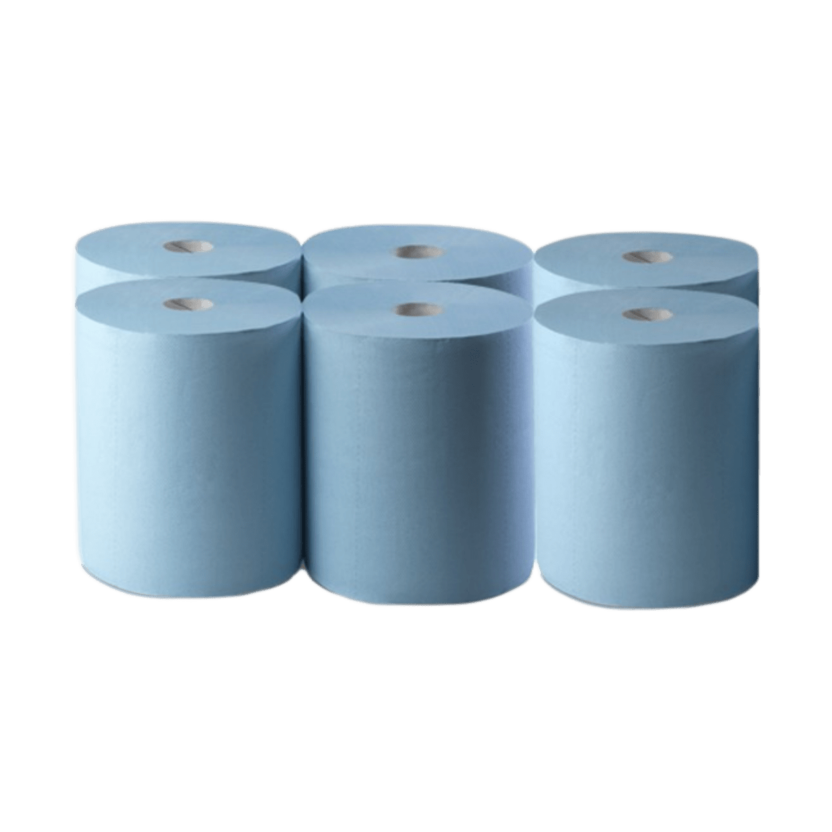 Handtuchpapier - Putzrolle Blau 6 Rollen - daclean.de