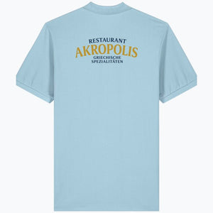 Herren & Damen Polo – Restaurant Akropolis (Rückendruck) - daclean.de
