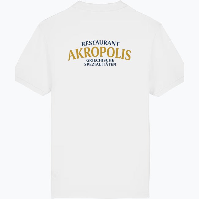 Herren & Damen Polo – Restaurant Akropolis (Rückendruck) - daclean.de