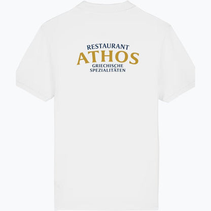 Herren & Damen Polo – Restaurant Athos (Beidseitig bedruckt) - daclean.de