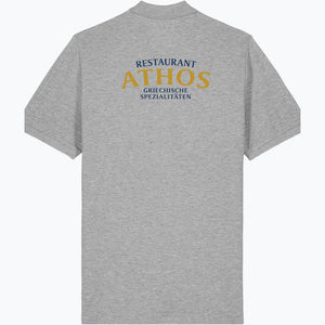 Herren & Damen Polo – Restaurant Athos (Beidseitig bedruckt) - daclean.de