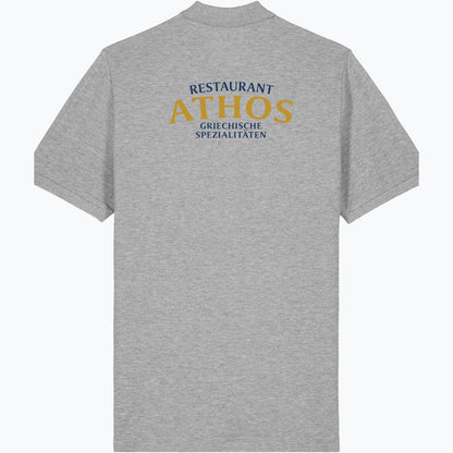 Herren & Damen Polo – Restaurant Athos (Beidseitig bedruckt) - daclean.de
