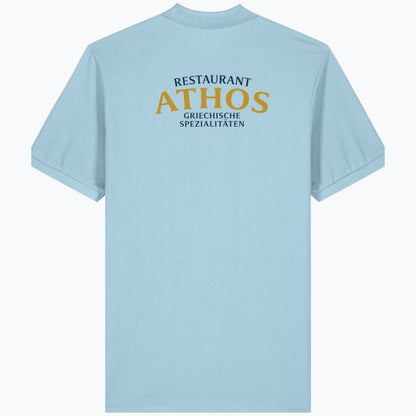 Herren & Damen Polo – Restaurant Athos (Beidseitig bedruckt) - daclean.de