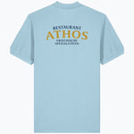 Herren & Damen Polo – Restaurant Athos (Rückendruck) - daclean.de