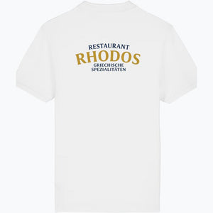 Herren & Damen Polo – Restaurant Rhodos (Beidseitig bedruckt) - daclean.de