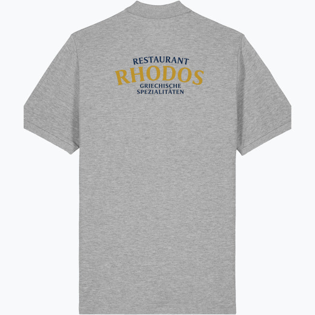 Herren & Damen Polo – Restaurant Rhodos (Beidseitig bedruckt) - daclean.de
