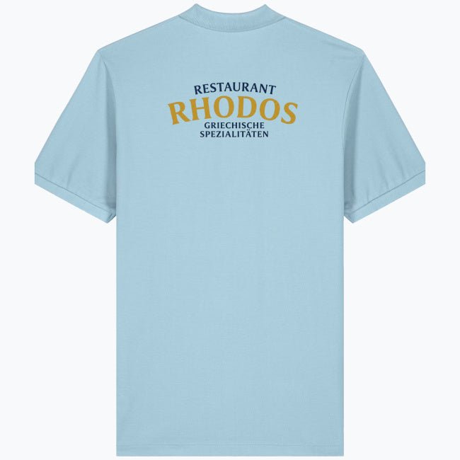 Herren & Damen Polo – Restaurant Rhodos (Beidseitig bedruckt) - daclean.de