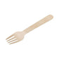Holzgabeln 16cm | 100 Stück Packung | FSC® Bio-Holzbesteck einzeln verpackt - daclean.de