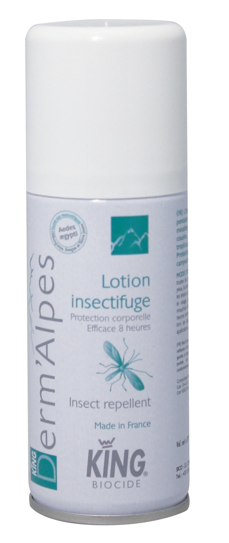 King Insektenabweisende Lotion 100 ml – 8 Stunden Schutz mit 40% DEET - daclean.de