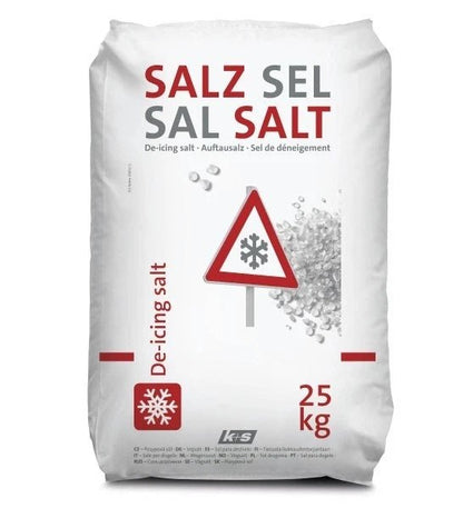 K+S Streusalz 25kg Auftausalz F Steinsalz – Profi - Qualität gegen Eis & Schnee - daclean.de