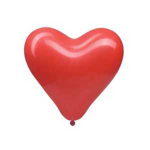 Luftballon Herzform rot – 35 cm, 5 Stück - daclean.de
