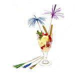 Palmwedel-Picker aus Holz (FSC 100%) & PE bunt gemischt – 22,5 cm, 144 Stück - daclean.de