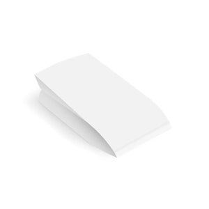Papierbeutel (Papier/PE) 2-lagig, fettdicht, weiß – 10,5 + 5,5 x 24 cm, 1/2 kg, 100 Stück - daclean.de