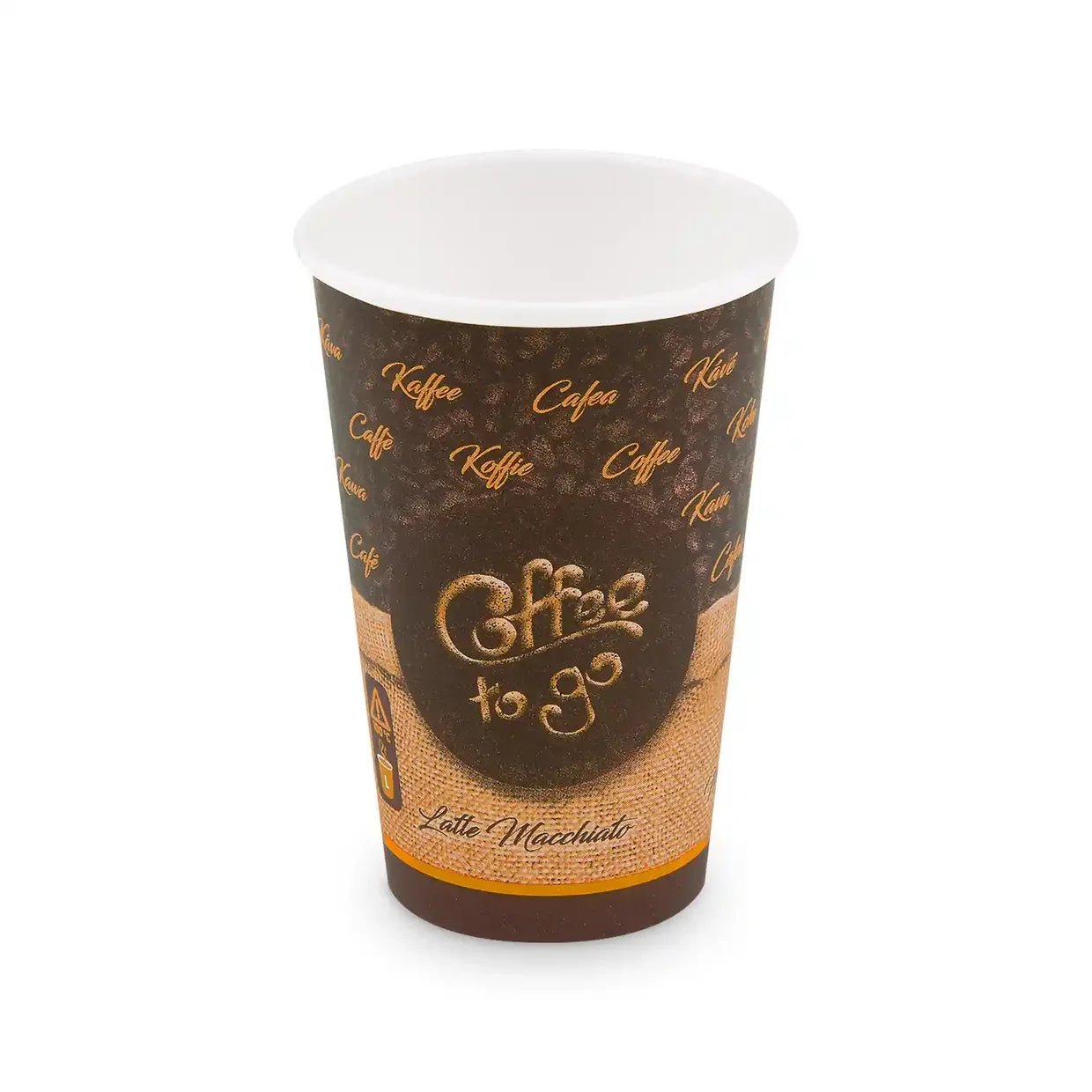 Pappbecher „Coffee to Go“ – Ø 73 mm / 80 mm (50 Stk.) - daclean.de