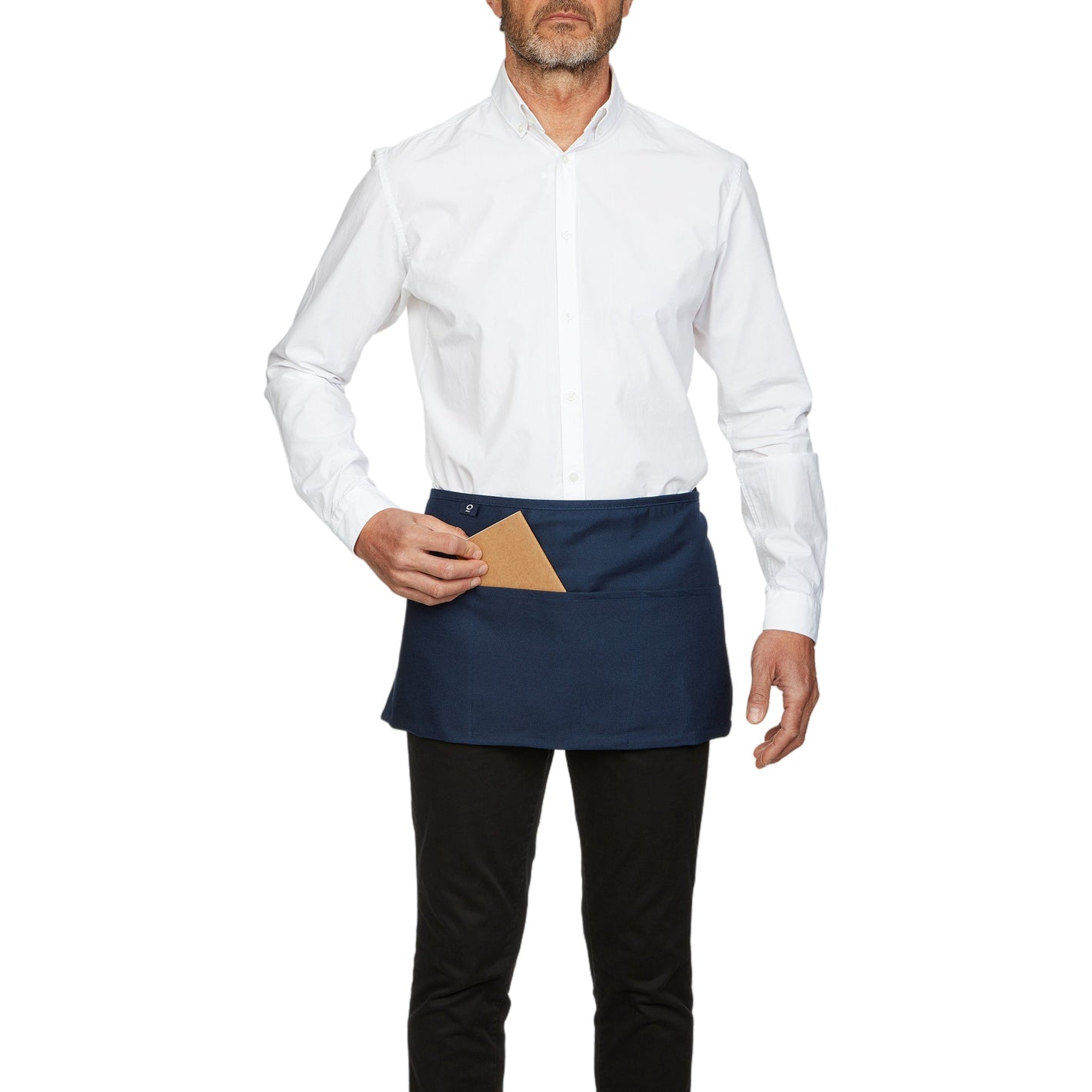 ROLL DRAP Vorbinder MIT 3 TASCHEN, 100% Baumwolle B65xL30 - daclean.de