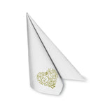 Serviette (Airlaid) Premium „Hochzeit“ – 40 x 40 cm, 50 Stück - daclean.de