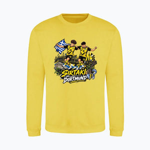 Sirtaki in Dortmund Sweatshirt – Schwarz-Gelb Fan-Edition - daclean.de