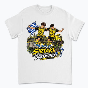 Sirtaki in Dortmund T-Shirt – Schwarz-Gelb Fan-Edition - daclean.de