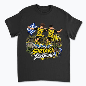 Sirtaki in Dortmund T-Shirt – Schwarz-Gelb Fan-Edition - daclean.de