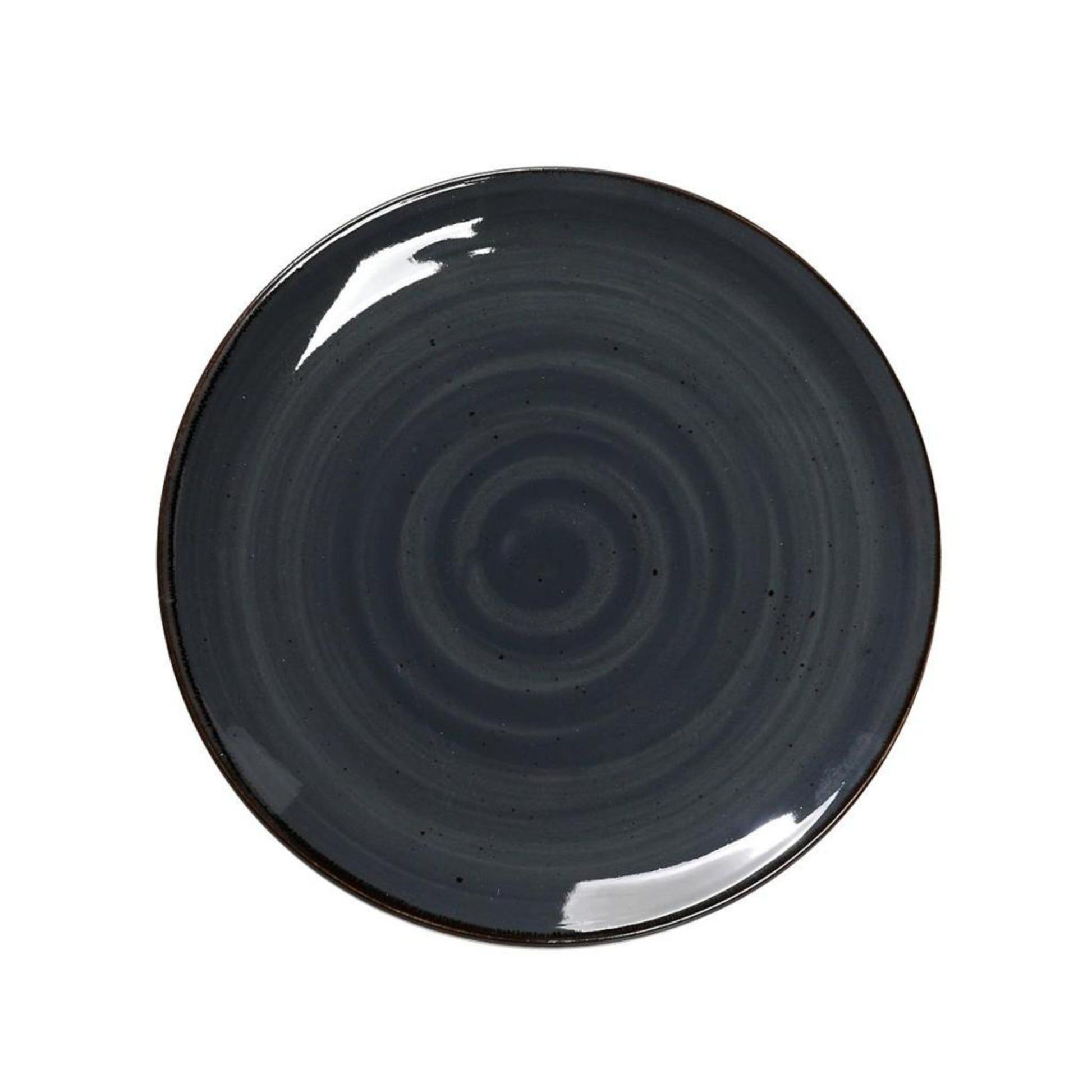 TERRA GREY FLACHER TELLER ⌀24,5 H:2 cm - daclean.de