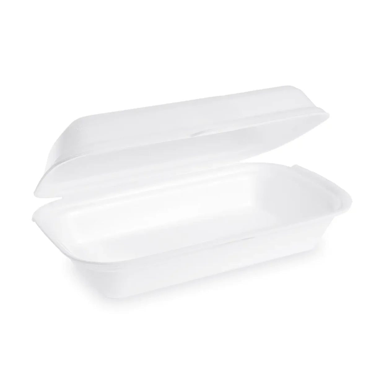 XPS Lunch - Box weiß 240 x 133 x 75 mm (780 ml) [125 St.] | Thermo - Verpackung mit Klappdeckel - daclean.de