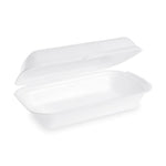 XPS Lunch - Box weiß 240 x 133 x 75 mm (780 ml) [125 St.] | Thermo - Verpackung mit Klappdeckel - daclean.de