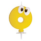Zahlenkerze Smile – 80 mm Höhe – 1 Stück (Zahl wählbar) - daclean.de