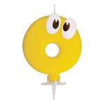Zahlenkerze Smile – 80 mm Höhe – 1 Stück (Zahl wählbar) - daclean.de
